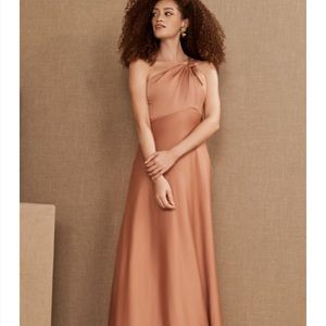 BHLDN size 12 (altered from size 14) Sedona Sunset One Shoulder Bridesmaid Dress